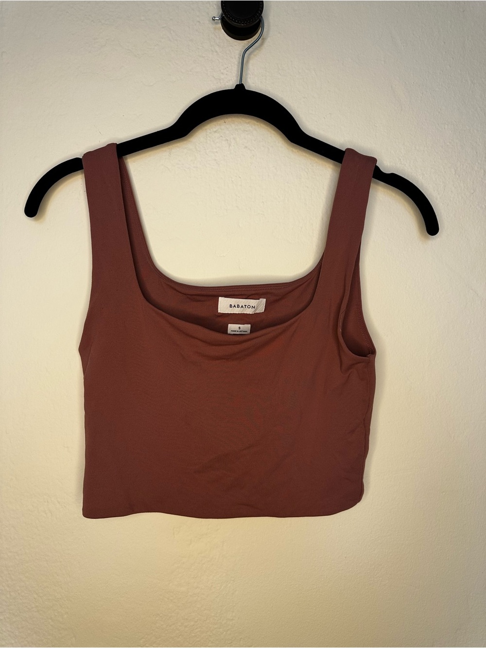 Babaton Cropped Tank Top - Dusty Rose